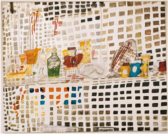 Bottles, Oil on Canvas