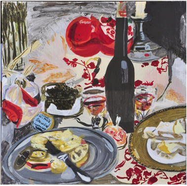 Still Life, Oil on aluminium